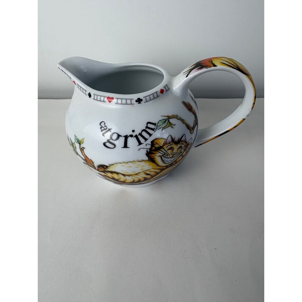 Paul Cardew Alice in Wonderland Cheshire Cat Creamer Pitcher 2010 England Design